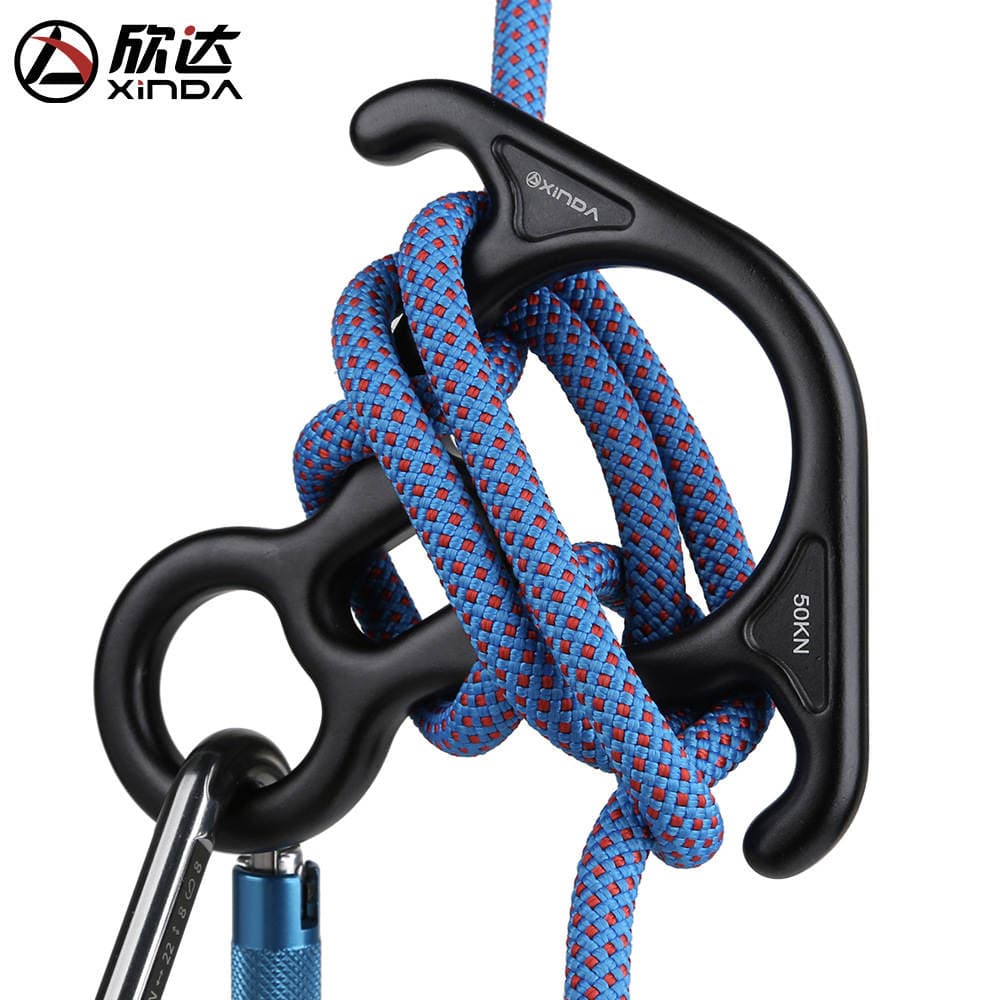 Xinda Outdoor Rock Climbing Bull Horn Eight-character Ring Descent Aerial Work 8-character Ring Descent Descent Descent 3