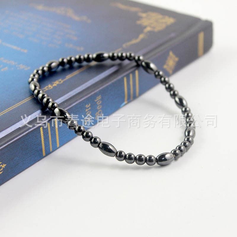 Round beads 4mm beads 4 × 5mm beads 5 × 8mm hematite anklets factory direct wholesale 3