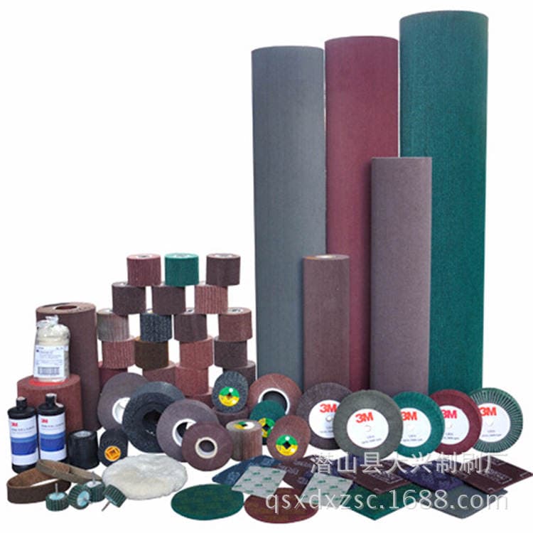 Production of wood industry scouring pad brush roller polishing wood industry polishing brush industrial machinery brush roller can be customized 4