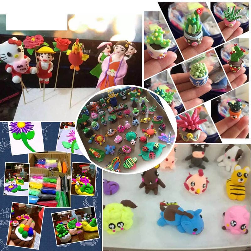 Canicai 24 color Ultra Light clay 500g large packaging Plasticine kindergarten wholesale handmade colored mud space mud 2