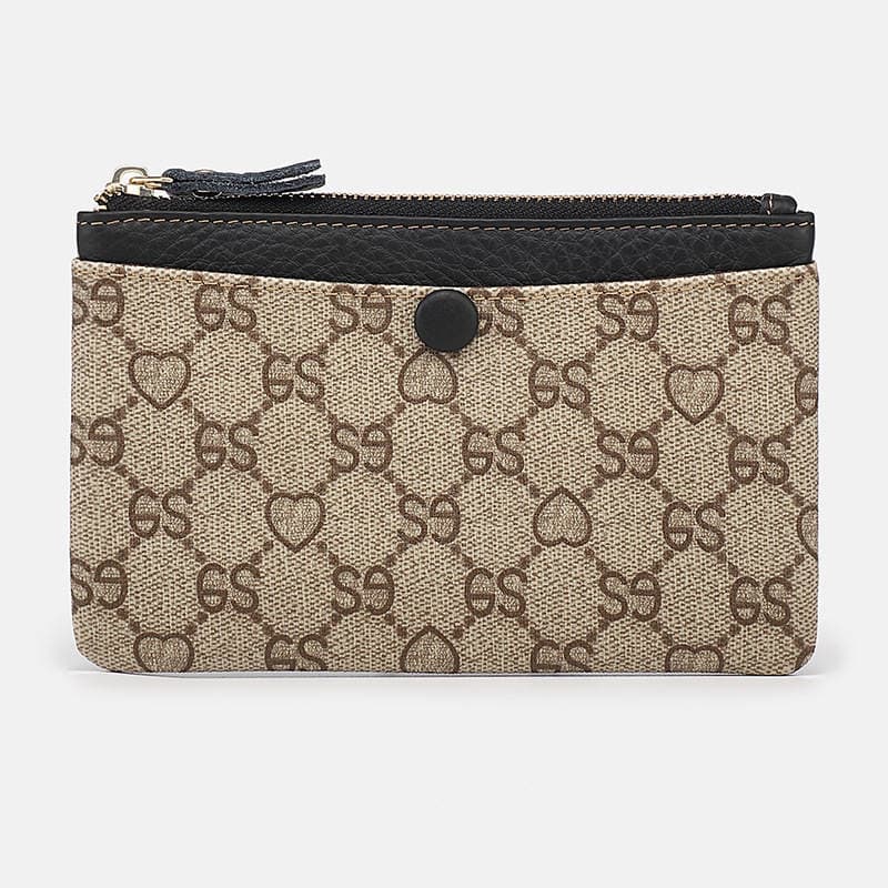 Qadınlar üçün kiçik sikkə pulqabısı, 2026-cı il, Avropa və Amerika üslubunda, markalı çaplı, mini fermuarlı, kart tutucu 1