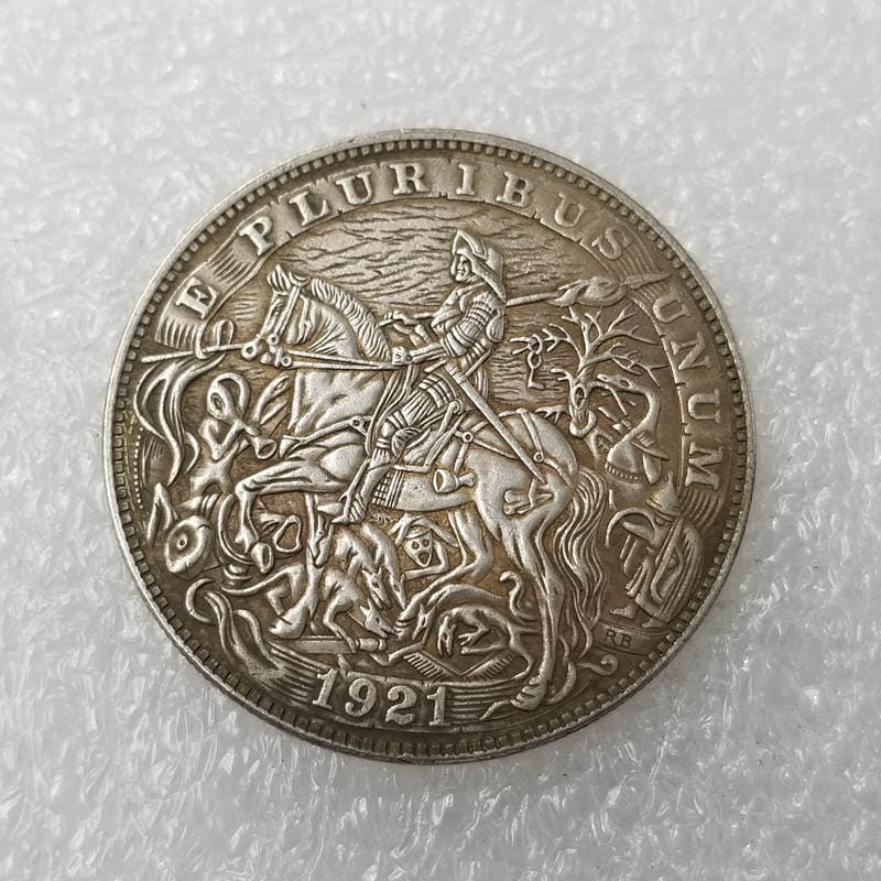 Replika 1921 Gümüşü Örtüklü Morgan Wanderer Xatirə Sikkəsi #780 1