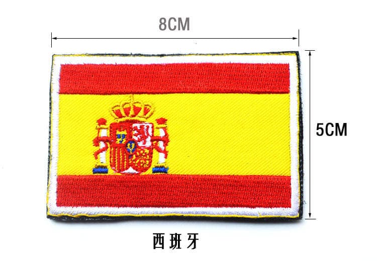 American Flags Puerto Rico Jamaica Renella Waiting Flags Armbands Embroidered Velcro 2