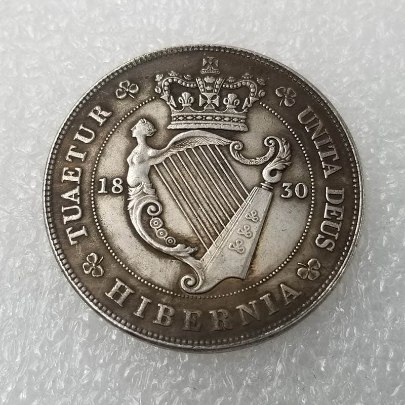 Antique Crafts 1830 British Brass Silver Plated Silver Dollar Wholesale #165 1