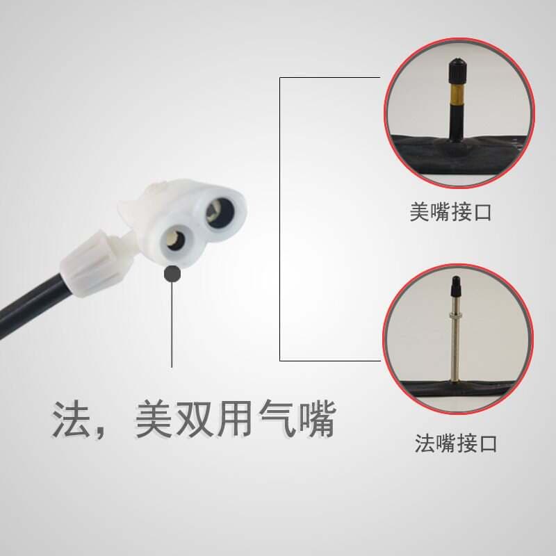 Beijing Ounai 3630 - Portativ, çoxfunksiyalı, yüksək təzyiqli polad velosiped nasosu. 4