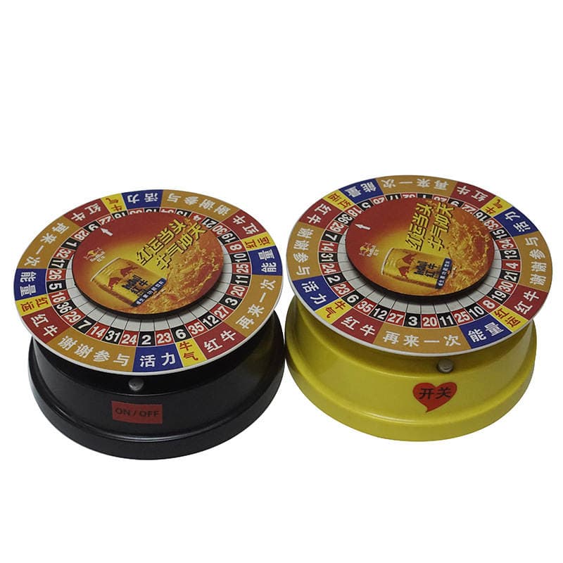 Personalized Customized Wine Industry Small Gifts Electric Turntable Ktv Drinking Order Entertainment Roulette Russian Roulette 4