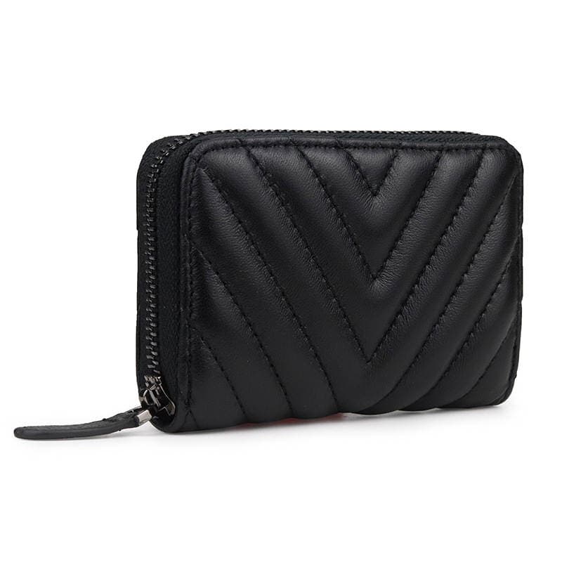 Soft sheepskin one-piece change card bag fashion embroidered leather bag cross-border new coin bag a generation of hair 5