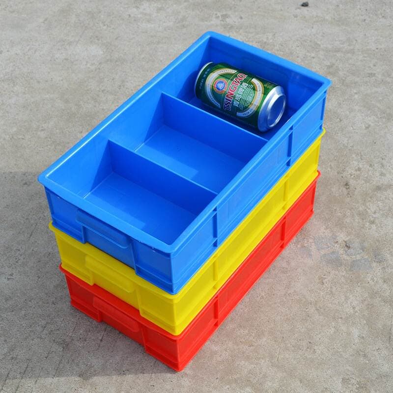 3-Compartment Parts Box, Compartment Box, Screw Storage Box, Plastic Box, Tool and Material Classification Box, Turnover Box, Three Compartments 3