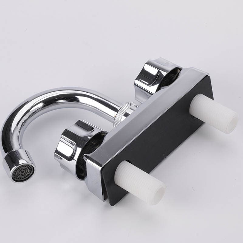 Stainless Steel Double Faucet Plastic Hardware Plumbing Accessories Sink Faucet Kitchen Thermostatic Mixing Water Sink 3