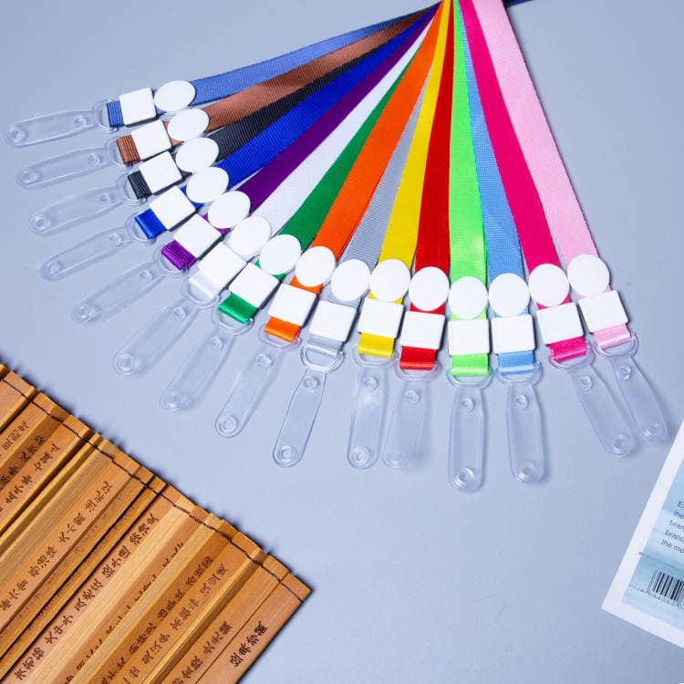 1.5 sm PVC şəffaf kəmərli tələbə/işçi üçün asma ipi (lanyard) 2