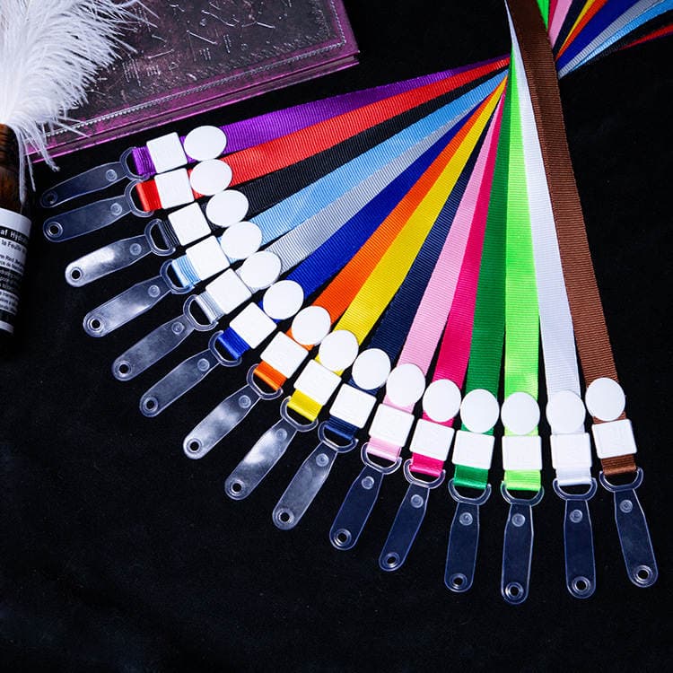 1.5 sm PVC şəffaf kəmərli tələbə/işçi üçün asma ipi (lanyard) 1