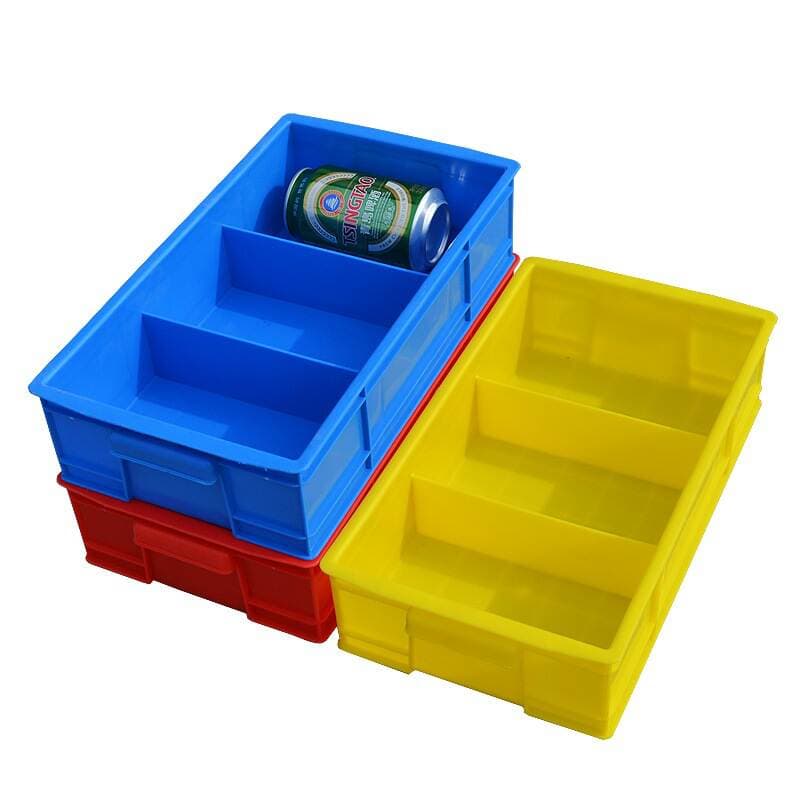 3-Compartment Parts Box, Compartment Box, Screw Storage Box, Plastic Box, Tool and Material Classification Box, Turnover Box, Three Compartments 5