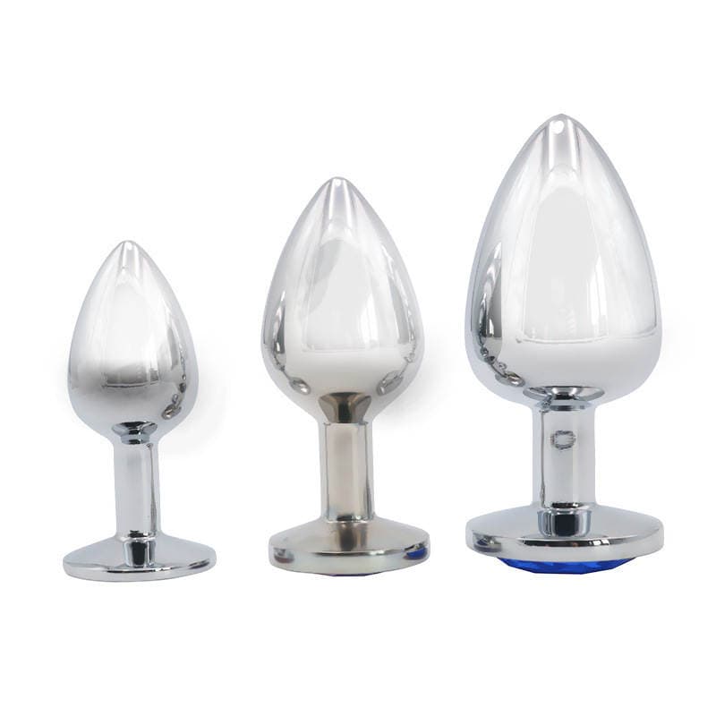 Stainless steel metal anal plug husband and wife passionate sex tool sex toys G spot back court out of anus to stimulate anal expansion 2