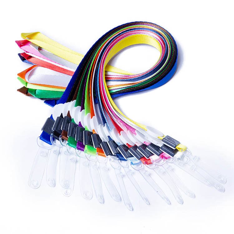 1.5 sm PVC şəffaf kəmərli tələbə/işçi üçün asma ipi (lanyard) 5