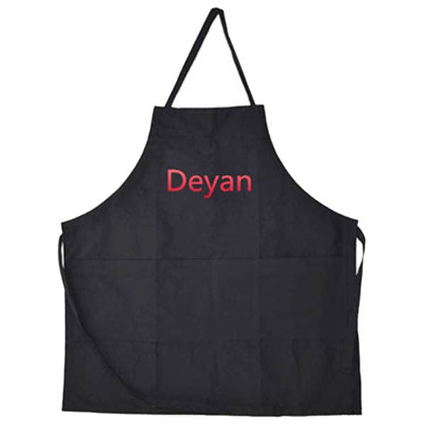 Manufacturer Customized Wholesale Outdoor Home Barbecue Bbq Multifunctional Apron Anti-Fouling and Oil-Proof Pure Color Halter Drawstring