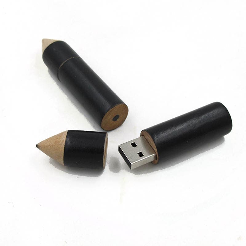 Taxta USB Flash Sürücü, Mini Qələm Dizaynı, Fərdiləşdirilə bilən 5