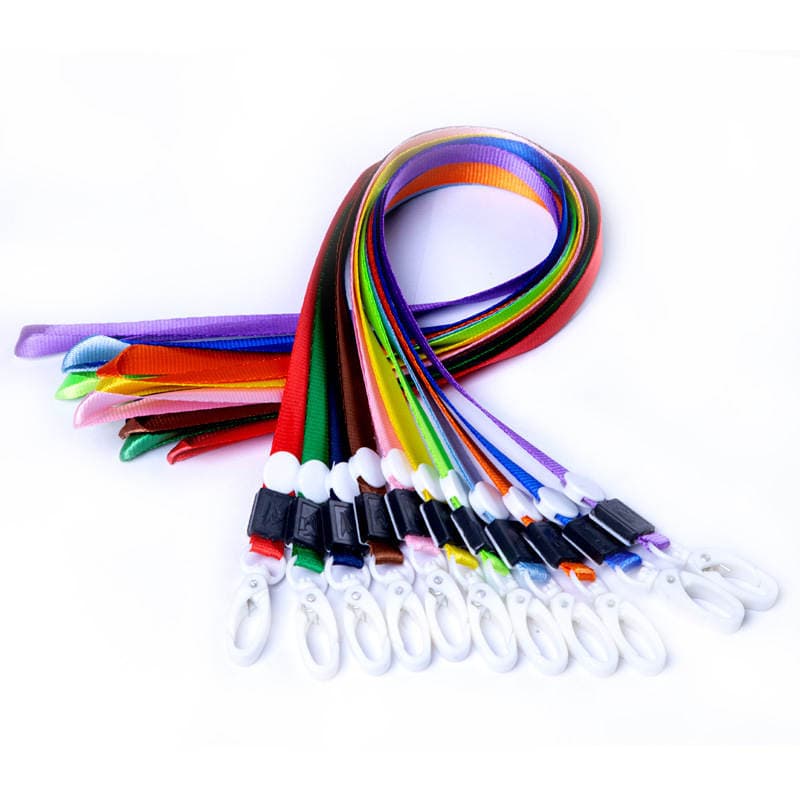 Loqo çaplı, 1 sm plastik qarmaqlı boyunbağı, şəxsiyyət/iş kartları üçün. 5