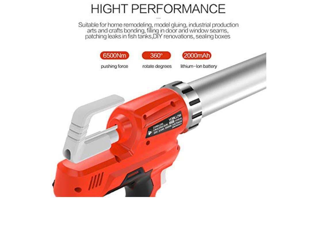 21v two electric one charge double lithium battery high thrust electric glue gun electric caulking glue gun 3