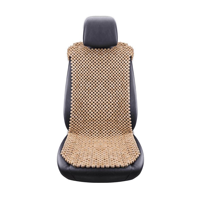Xb160 Summer Breathable Car Wooden Bead Seat Cushion Cool Cushion Without Backrest Seat Single Piece Bead Seat Cushion Universal for All Seasons 5