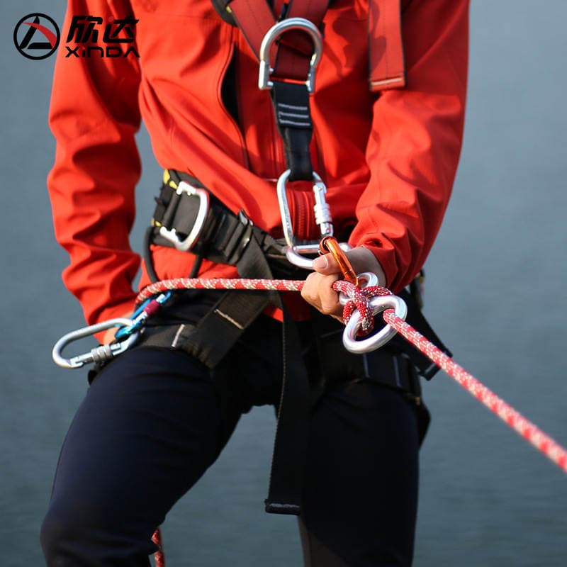 Xinda Outdoor 8-ring Descender Rock Climbing 8-ring Descender Protector Descender Cable Descender Equipment 2