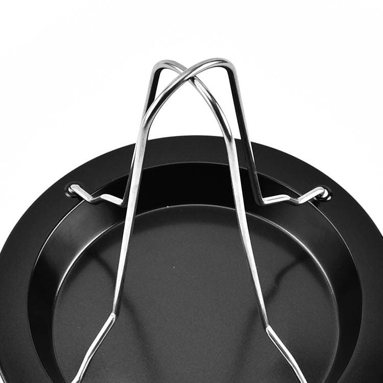 Amazon hot selling outdoor camping thickened roast chicken plate creative Turkey rack Korean baking non-stick roast chicken rack 4