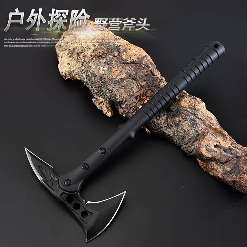 Factory Direct Sales Ax Outdoor Jeep Camping Ax Multi-Functional Ax Stainless Steel Ax Mountain Self-Defense Ax 2