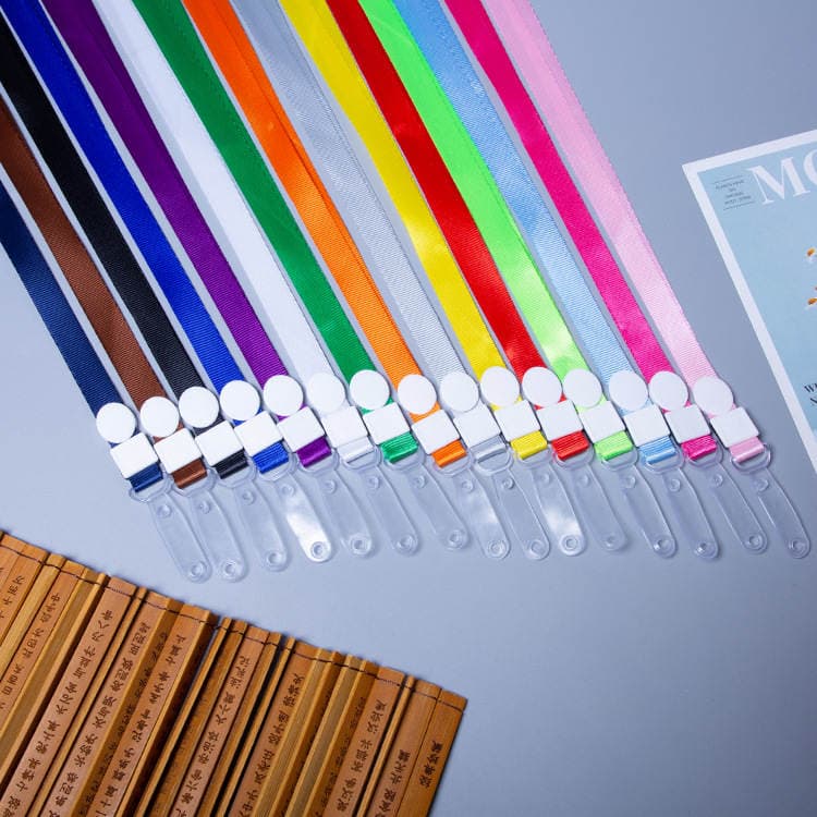 1.5 sm PVC şəffaf kəmərli tələbə/işçi üçün asma ipi (lanyard) 4