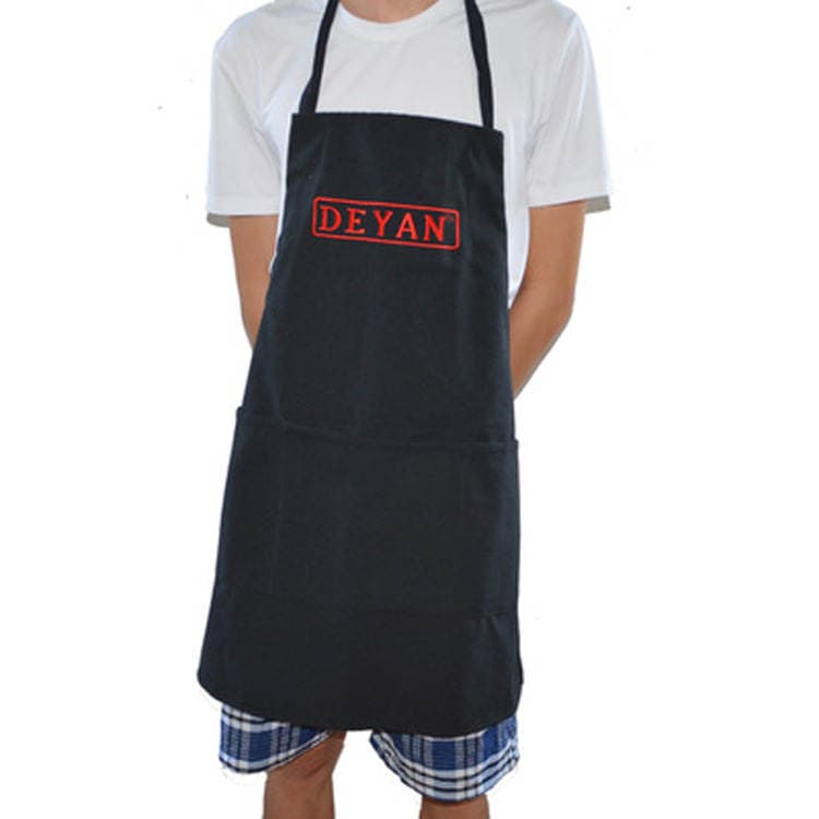 Manufacturer Customized Wholesale Outdoor Home Barbecue Bbq Multifunctional Apron Anti-Fouling and Oil-Proof Pure Color Halter Drawstring 4