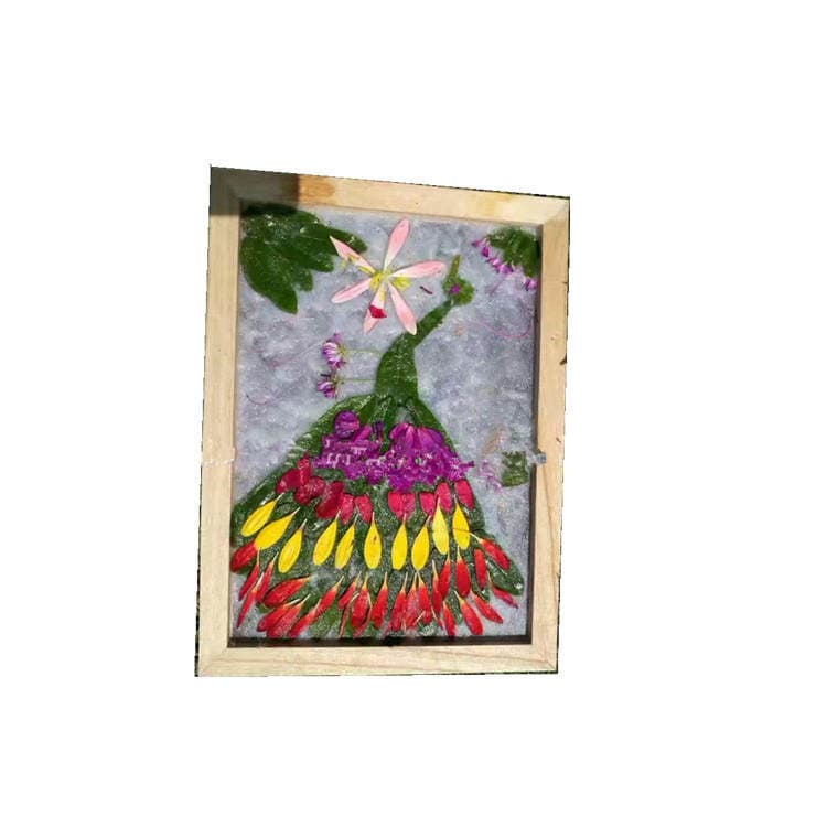 Children's DIY Handmade Paper Log Pulp Paper Box Creative Handmade Ancient Paper Making Flower Paper 5