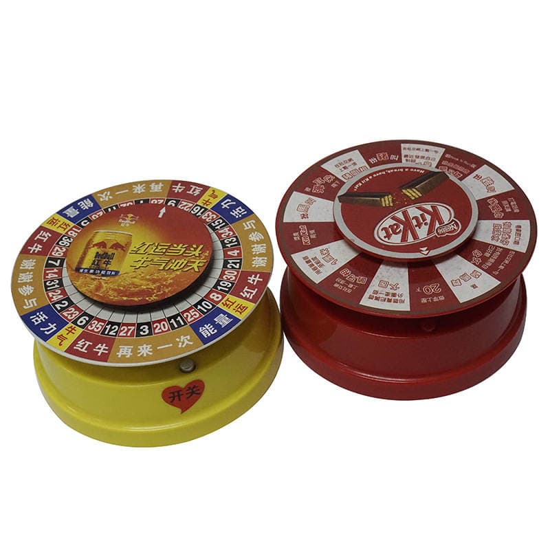 Personalized Customized Wine Industry Small Gifts Electric Turntable Ktv Drinking Order Entertainment Roulette Russian Roulette 2