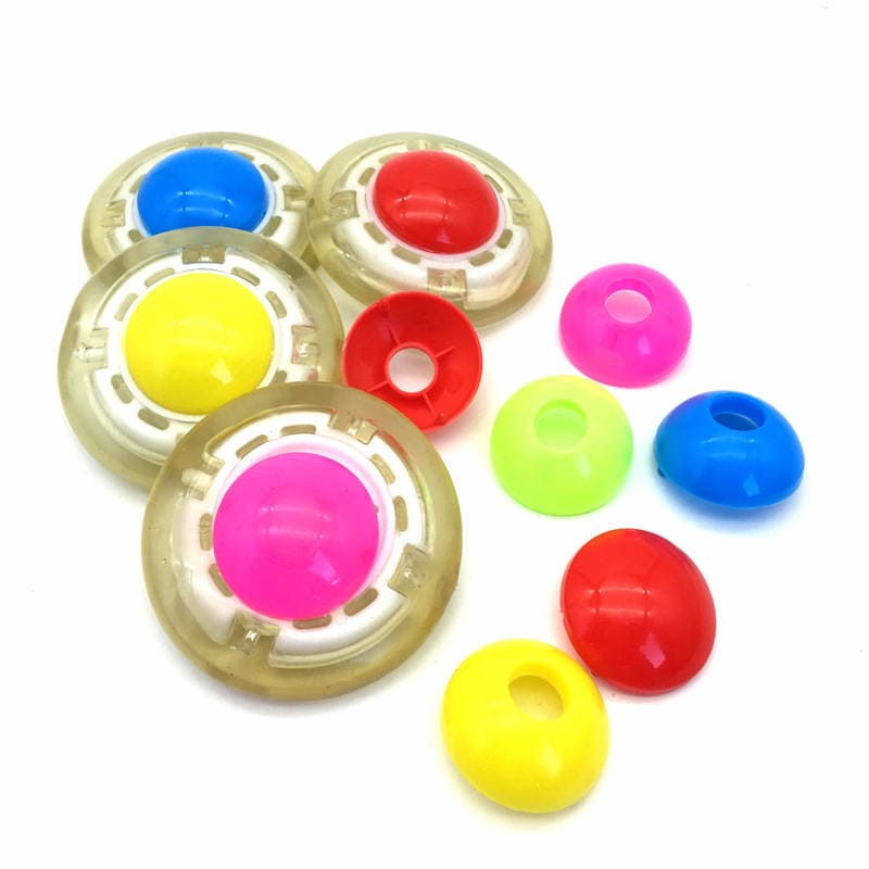 80x24 mm ölçülü PU səssiz, yüksək elastik, işıqlı skuter təkərləri 5