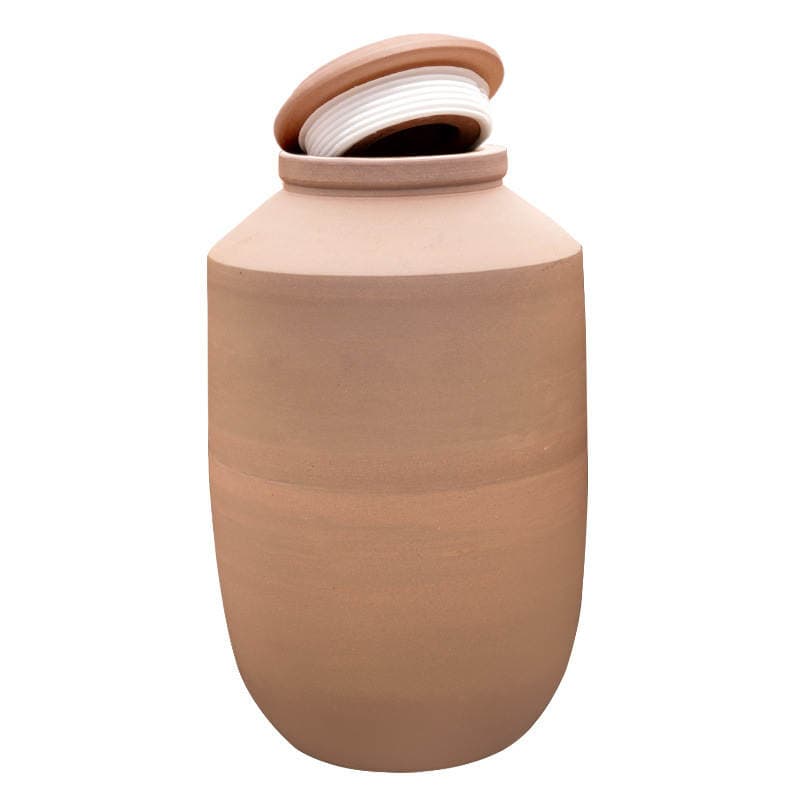 Sichuan Rong County Earthenware Wine Jar Ceramic Wine Jar 300kg Wine Jar Wine Jar Unglazed Sealed Household with Lid 5