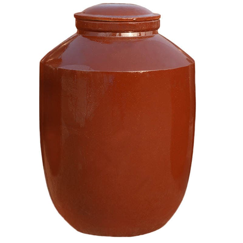 Sichuan Earthenware Mingfeng Taoye Thickeneded Red Glaze Wine Jar Wine Pot 150kg Xizang Wine Wine Jar Kimchi 5