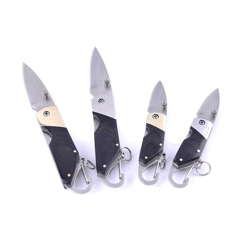 QQ small folding knife stainless steel small knife folding knife multi-functional household fruit knife portable outdoor knife 4