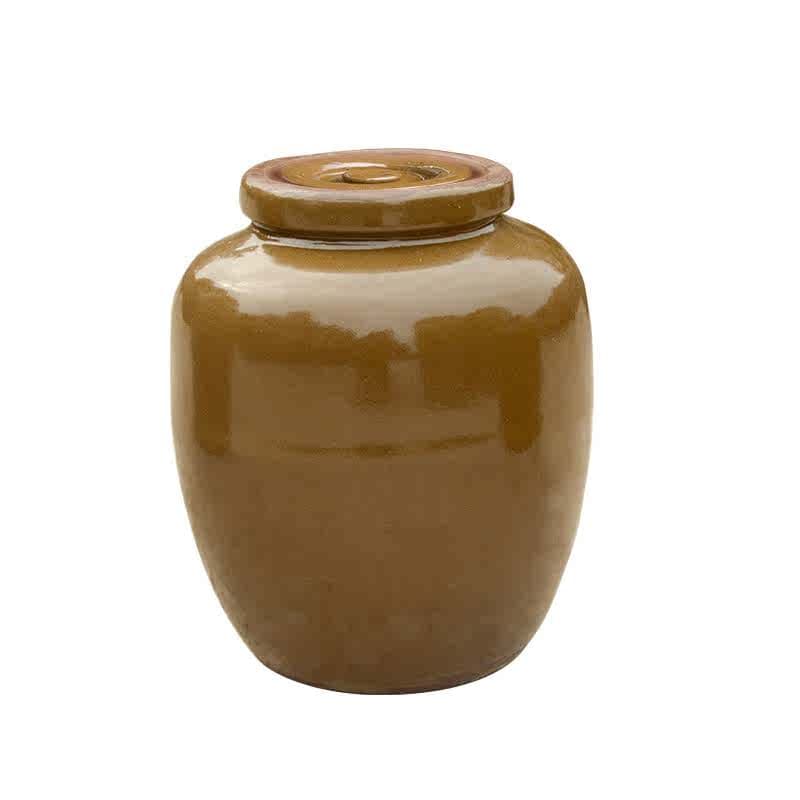 Mingfeng Taoye 2.7kg Sichuan Coarse Pottery Wine Jar with Flat Lid Wine Jar Earthenware Wine Jar Wine Jar Wine Pot 5