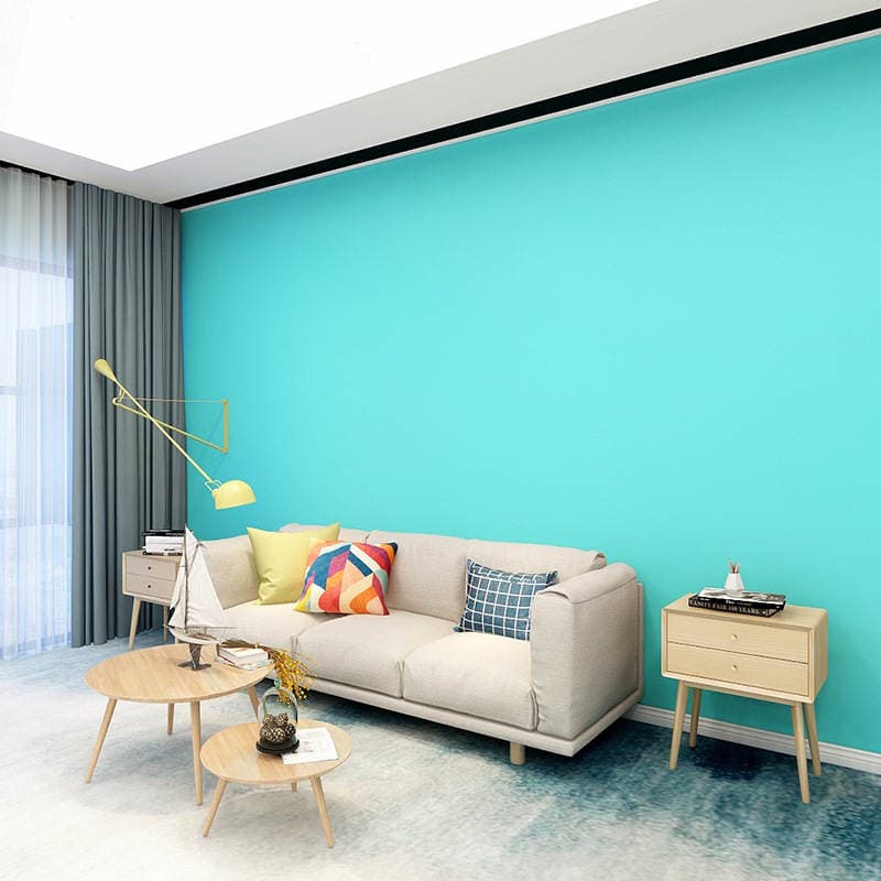 Wallpaper self-adhesive waterproof moisture-proof wallpaper self-adhesive wall stickers solid color dormitory bedroom background wall furniture renovation stickers 4