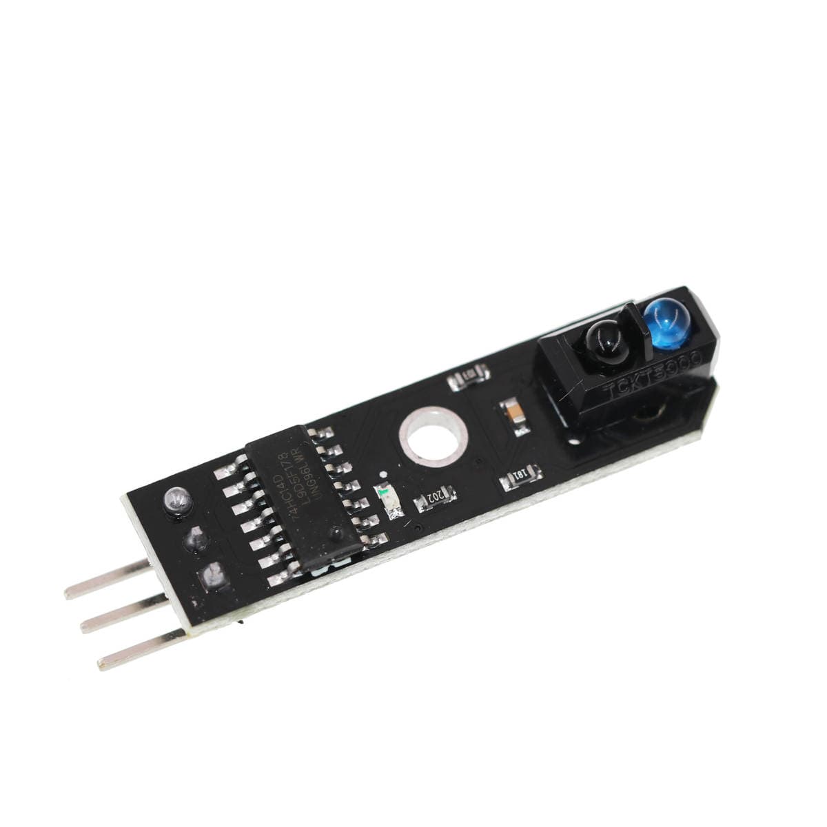 1-way tracing module/intelligent car infrared tracking probe tracking/tracing sensor black and white line detection 4