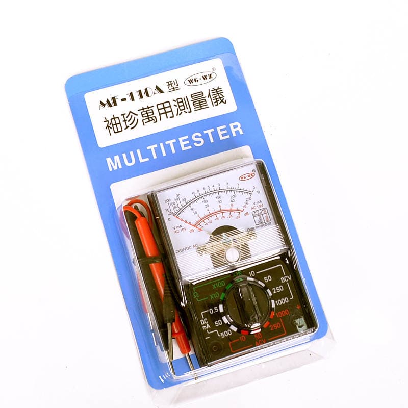 Wholesale Mf110A Pointer-Type Multimeter, Anti-Burn Mechanical Electrical Meter, Pocket-Sized Mini Portable Student Experiment Meter 5