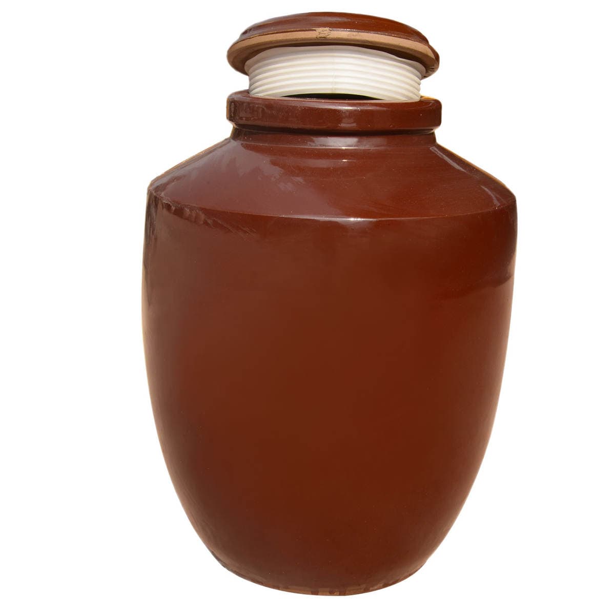 Sichuan Earthenware Red Glaze Wine Jar 25kg Ceramic Wine Jar with Lid Boutique Coarse Pottery Wine Jar Household Wine Pot 5