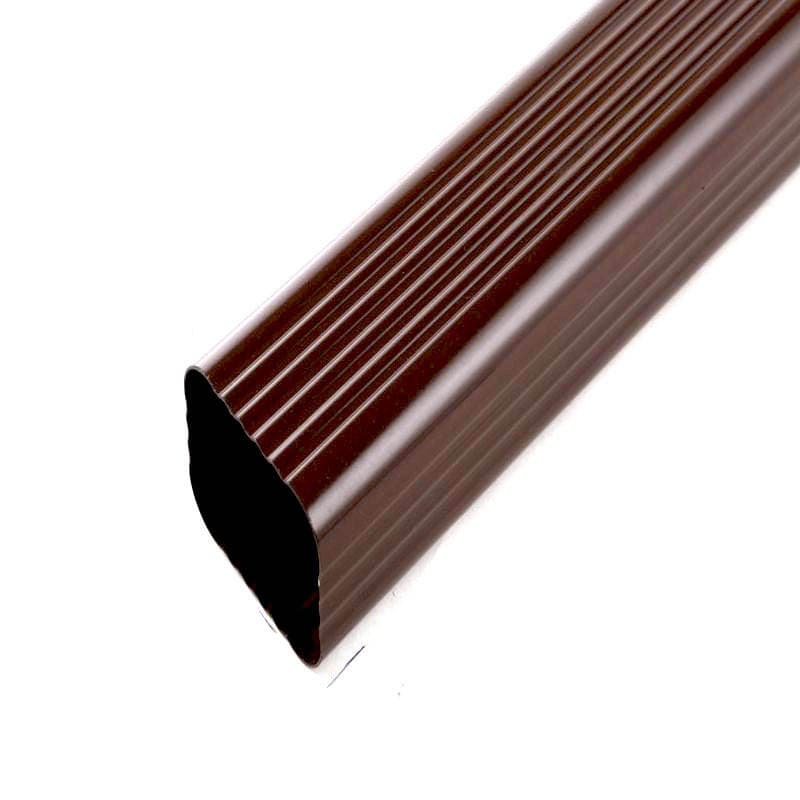 Downpipe Household Engineering Exterior Wall Drainage System Sunshine House Villa Drainage Pipe Aluminum Alloy Downwater System Pipe Fittings 5