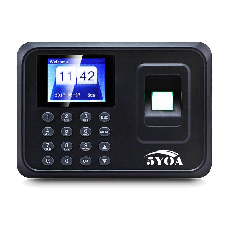 5YOA fingerprint attendance machine A01 punch-in machine fingerprint-type work sign-in machine English machine English 5