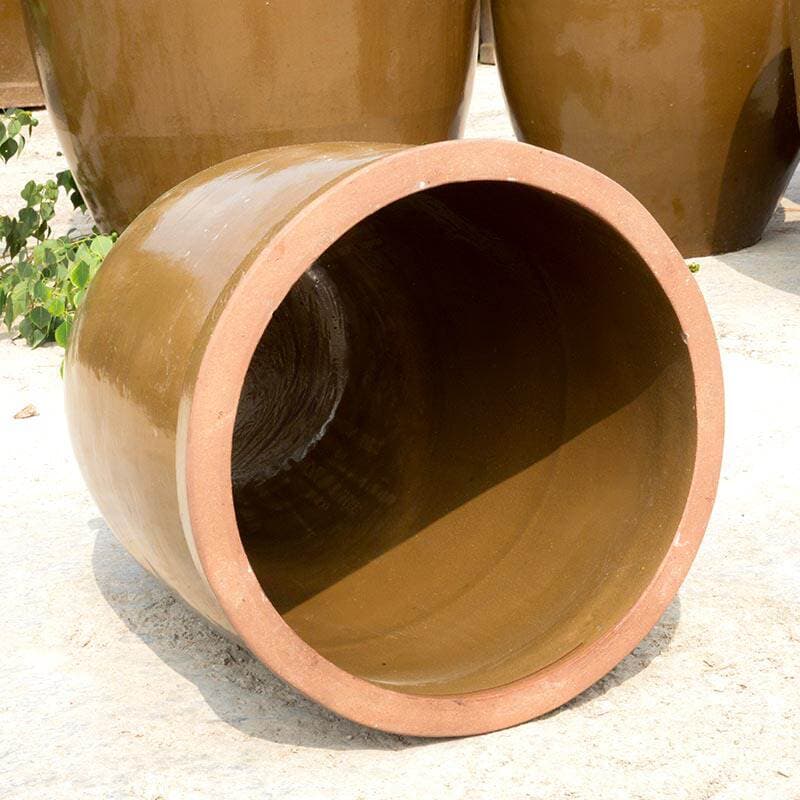 Water Tank Coarse Pottery Household Fish Farming Ceramic Pickled Vegetable Pickle Tank Extra Large Water Tank 150kg Mingfeng Pottery Industry 4