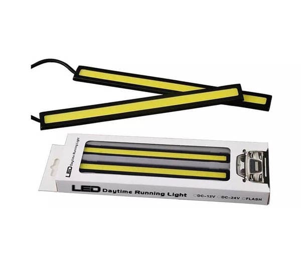 Car LED daytime running light COB daytime running light super bright daytime running light 14 17cm waterproof ultra-thin trunk light