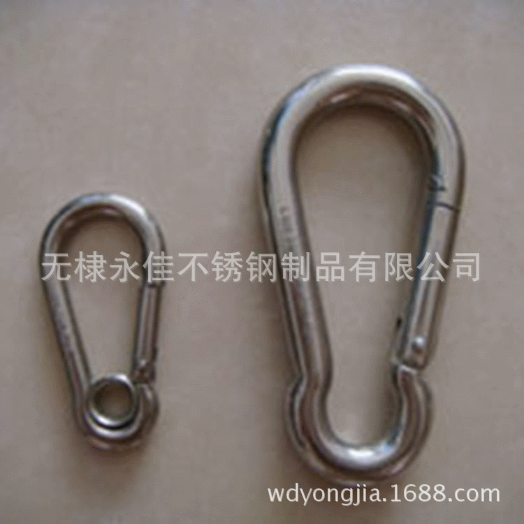 Supply spring hook, marine hardware, rigging, stainless steel products, boat 2