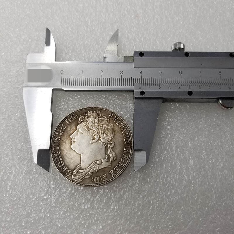 Antique Crafts 1830 British Brass Silver Plated Silver Dollar Wholesale #165 3