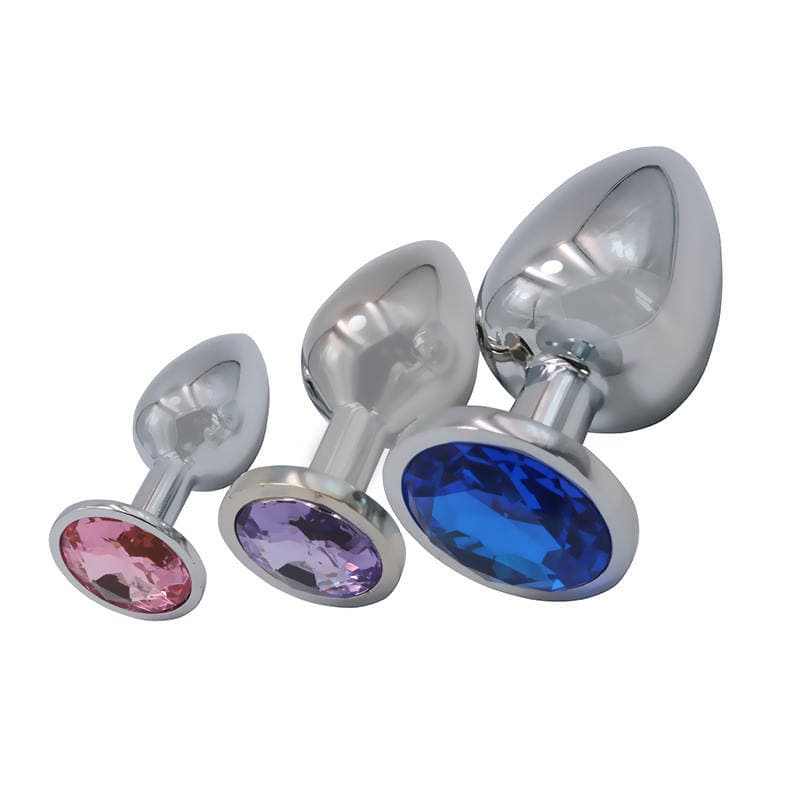 Stainless steel metal anal plug husband and wife passionate sex tool sex toys G spot back court out of anus to stimulate anal expansion 4