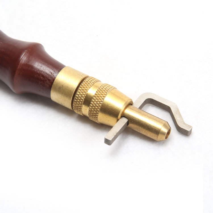 Handmade DIY leather tool multi-function grooving device trimming and edge pressing device trimming device slotting device 2
