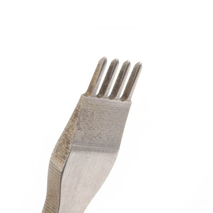 DIY Leather Punch Tool Diamond Chop Leather Punch Ordinary White Steel Diamond Chop 5mm/6mm Spacing 4