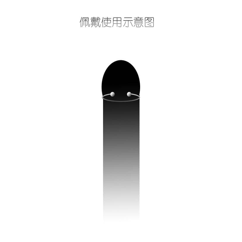 Stainless Steel Penis Ring-assisted Beads Alternative Stimulation High Orgasm Adult Sex Products Double Beads 1/4 Open Ring 2
