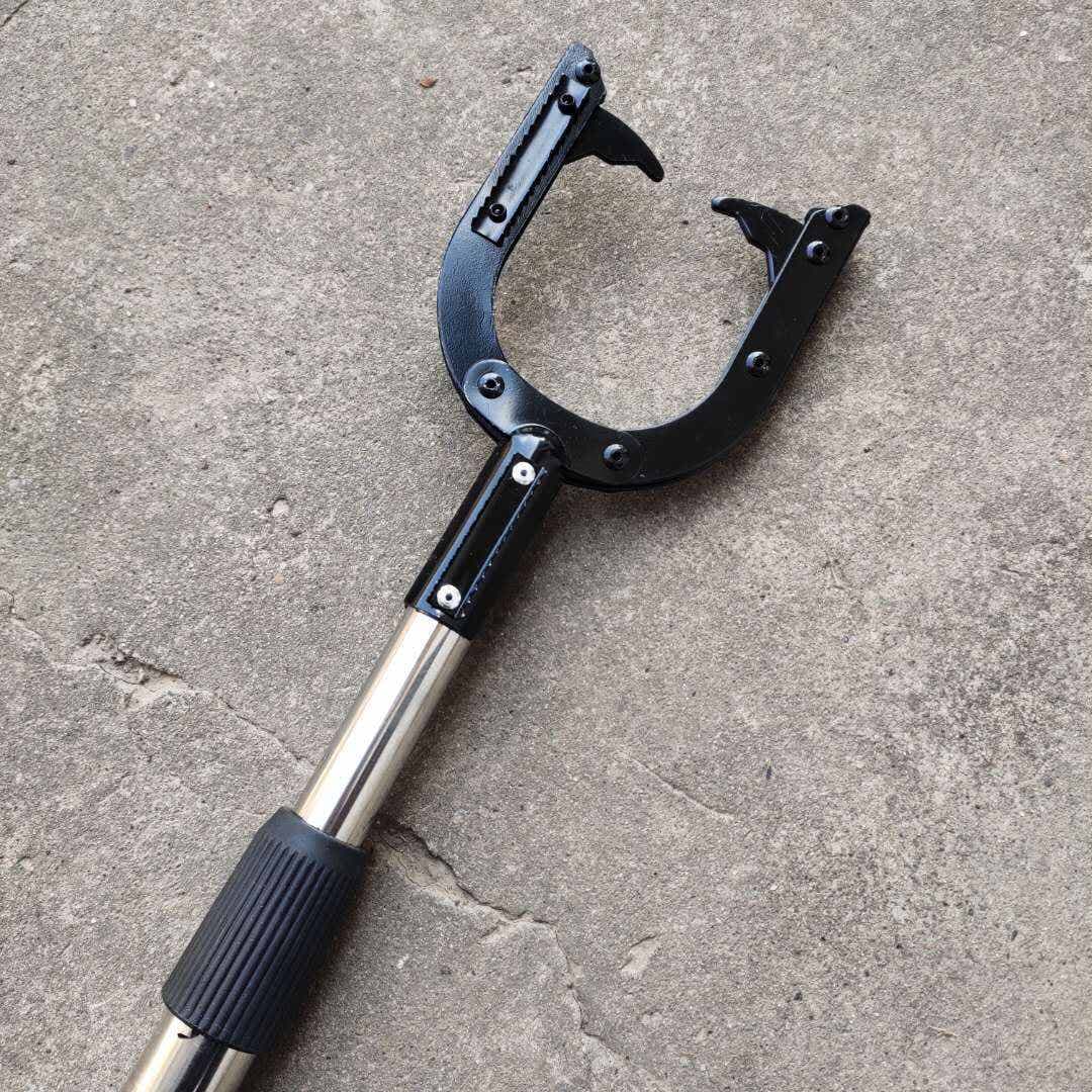 Retractable explosion-proof campus security equipment riot-proof steel fork foot fork catcher safety kindergarten neck fork supplies defense 2